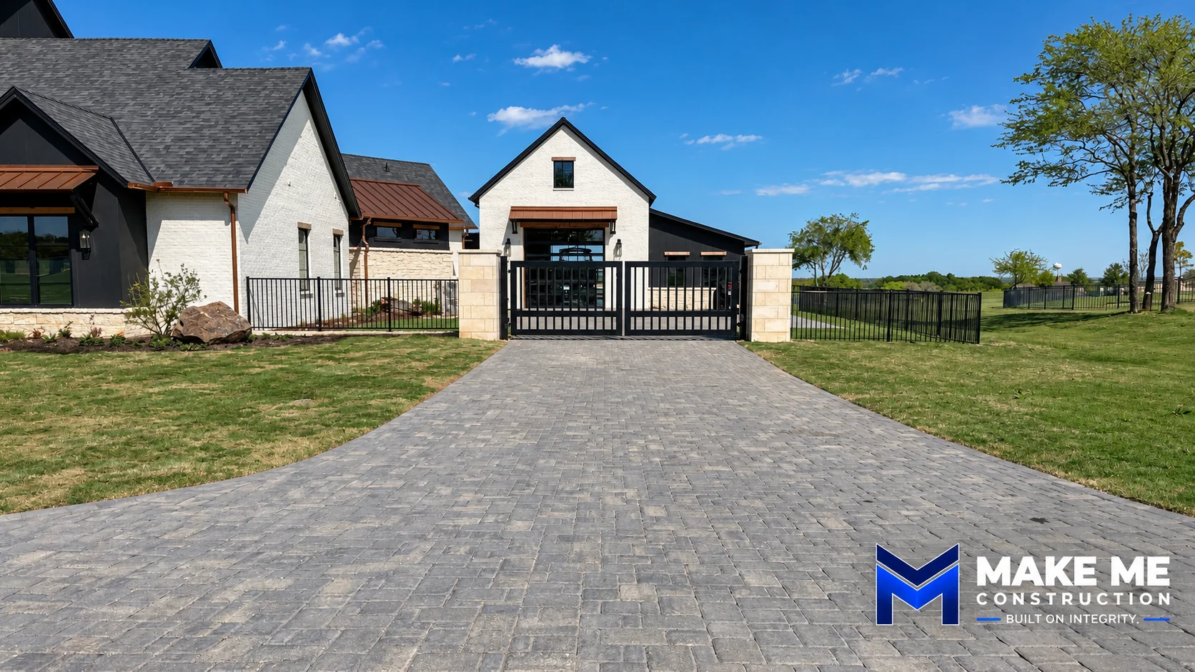 Driveway Gate and Property Fence