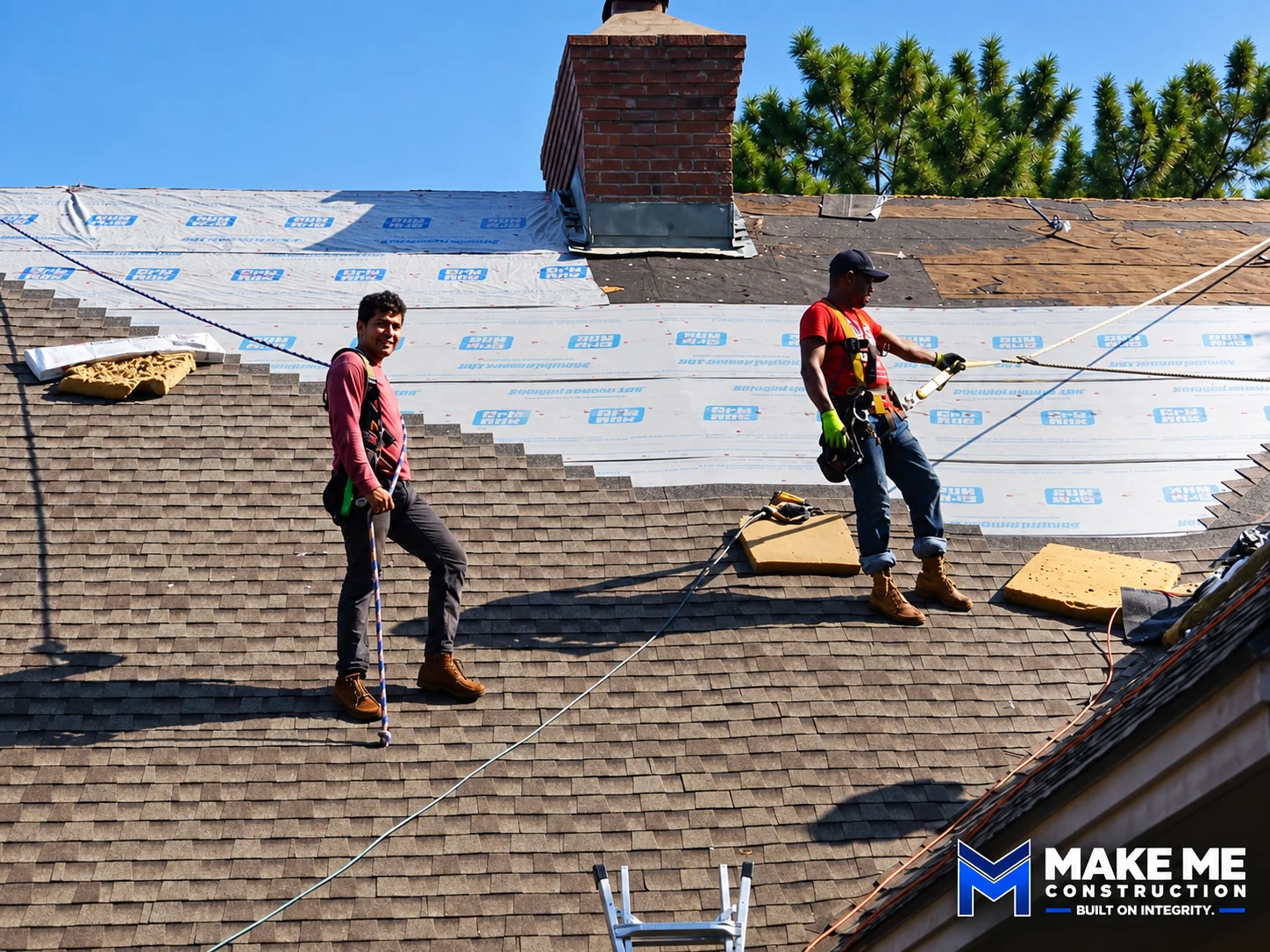 Residential Roofing Crew