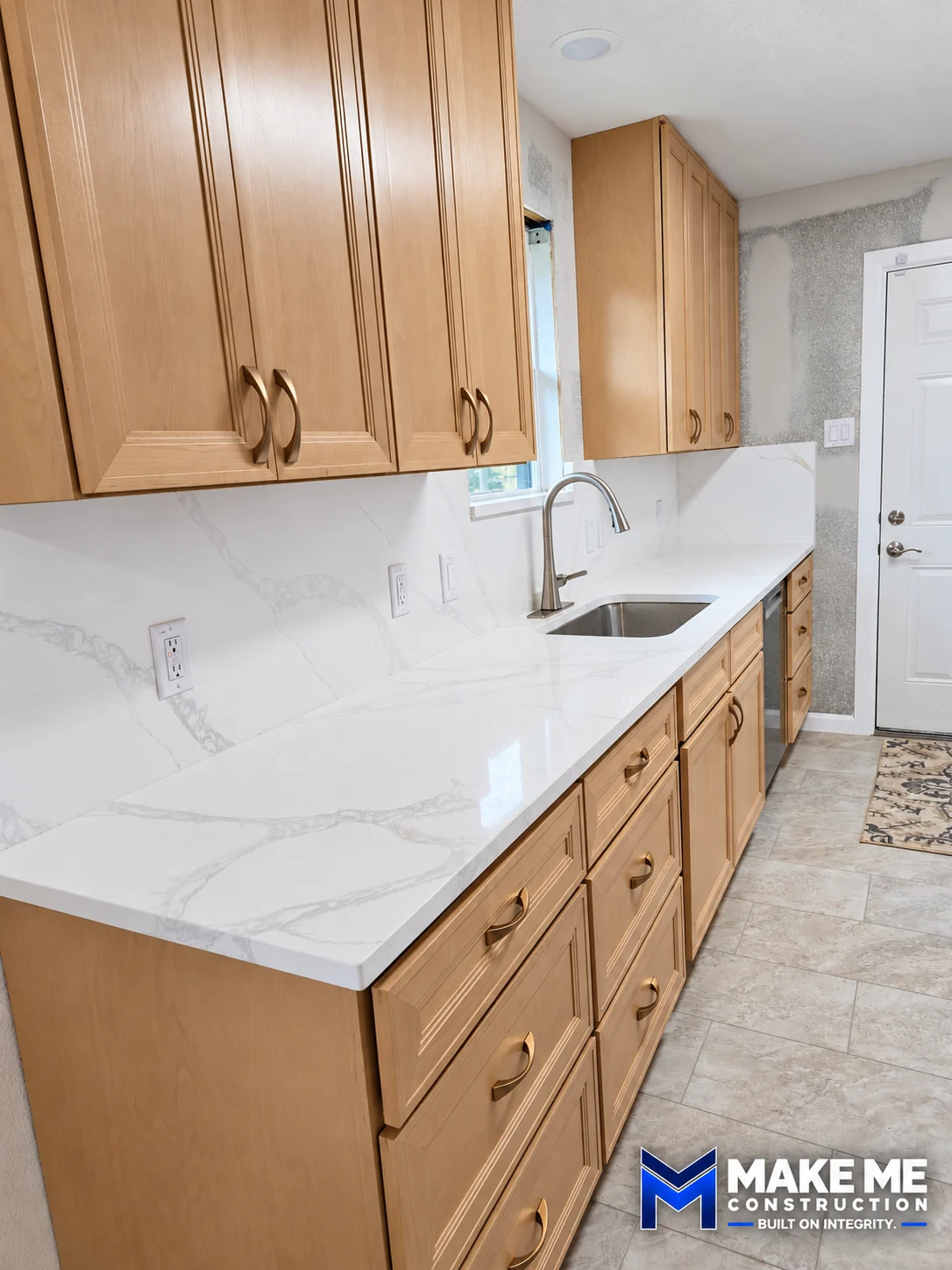 Wood Cabinetry & Stone Countertops